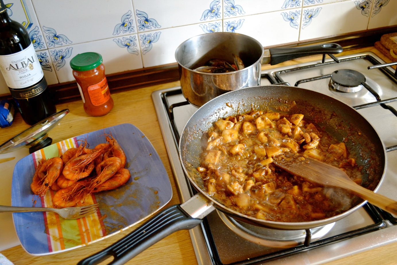 20160831 Receita tradicional de paella feita por uma tiazinha espanhola 12