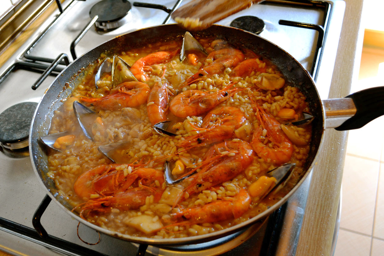 20160831 Receita tradicional de paella feita por uma tiazinha espanhola 17